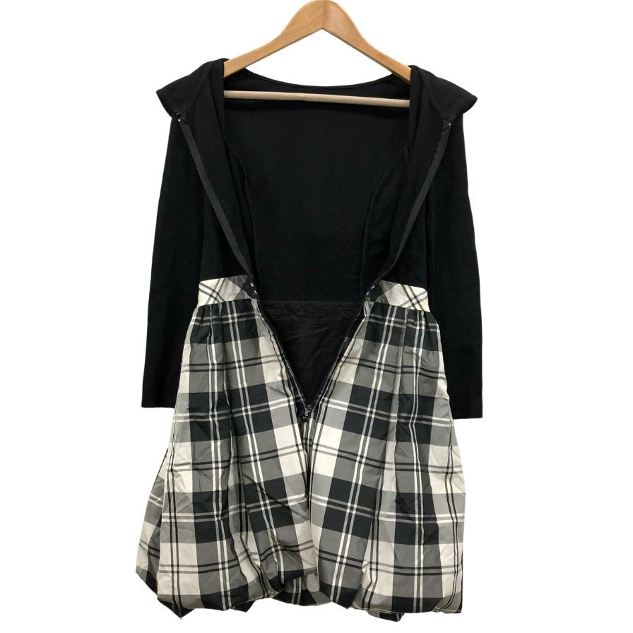 中古◆ルネ ワンピース ロングスリーブ ニット切替 ジップアップ フーディ レディース サイズ34 Rene 【AFB12】