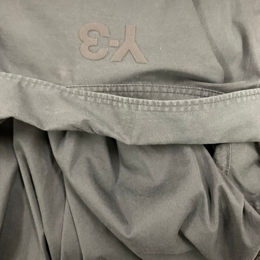 美品◆ワイスリー アディダス クラシックロングシャツ FN3374 コットン ナイロン ブラック系 メンズ サイズS Y-3 adidas 【AFB4】