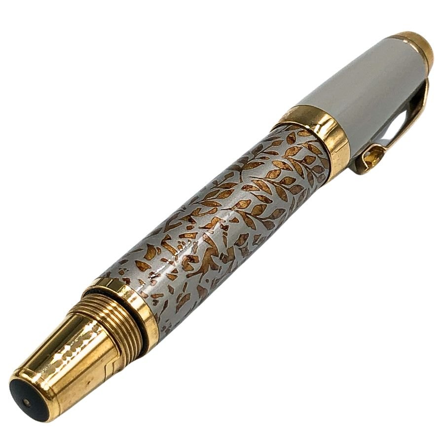 モンブラン 万年筆 ボエム ドゥエ ムーンガーデン ペン先刻印 Au 750 M ラッカー仕上げ 中字 ゴールド MONT BLANC【AFI13】