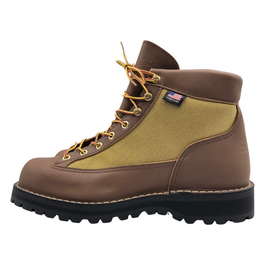 ダナー トレッキングブーツ 30420X ダナーライト レザー×キャンバス ブラウン メンズ サイズ9.5 Danner 約28.0cm【AFD15】