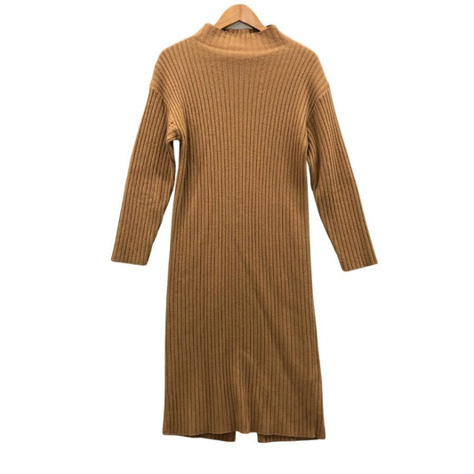 中古◆バーニーズ ニューヨーク ニット ワンピース ウール サイズ38 ブラウン レディース BARNEYS NEWYORK 【AFB22】