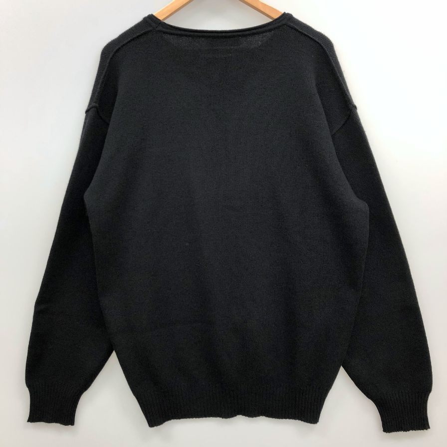 極美品◆ドルチェ&ガッバーナ カシミア100% ラウンドネック トップス セーター レデイース サイズ42 ブラック DOLCE & GABBANA 【AFB45】