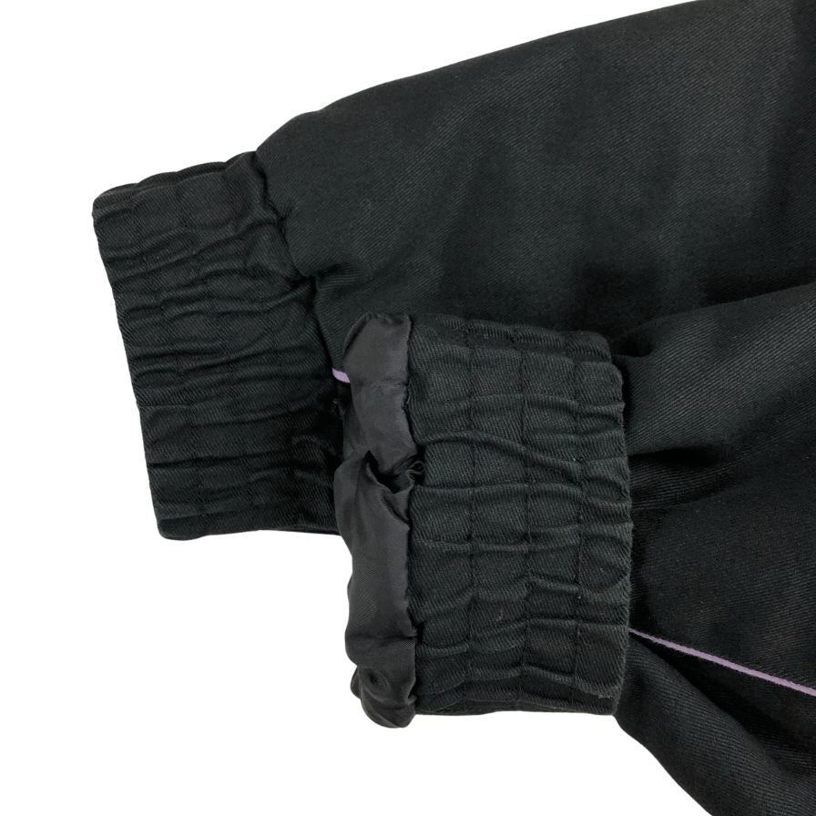 美品◆ボット ブルゾン レーシングジャケット コットン ブラック メンズ サイズL BOTT 【AFB16】
