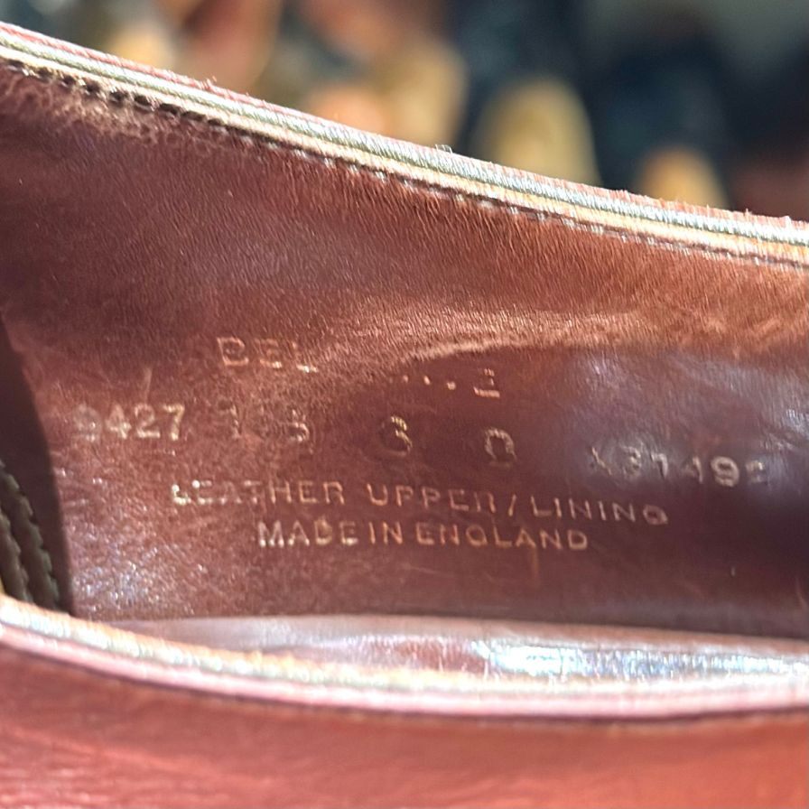 クロケット&ジョーンズ レザーシューズ アルバニー アデレード カーフ ブラウン メンズ サイズUK6D Crockett&Jones ビジネスシューズ 約24.5cm【LA】【中古】