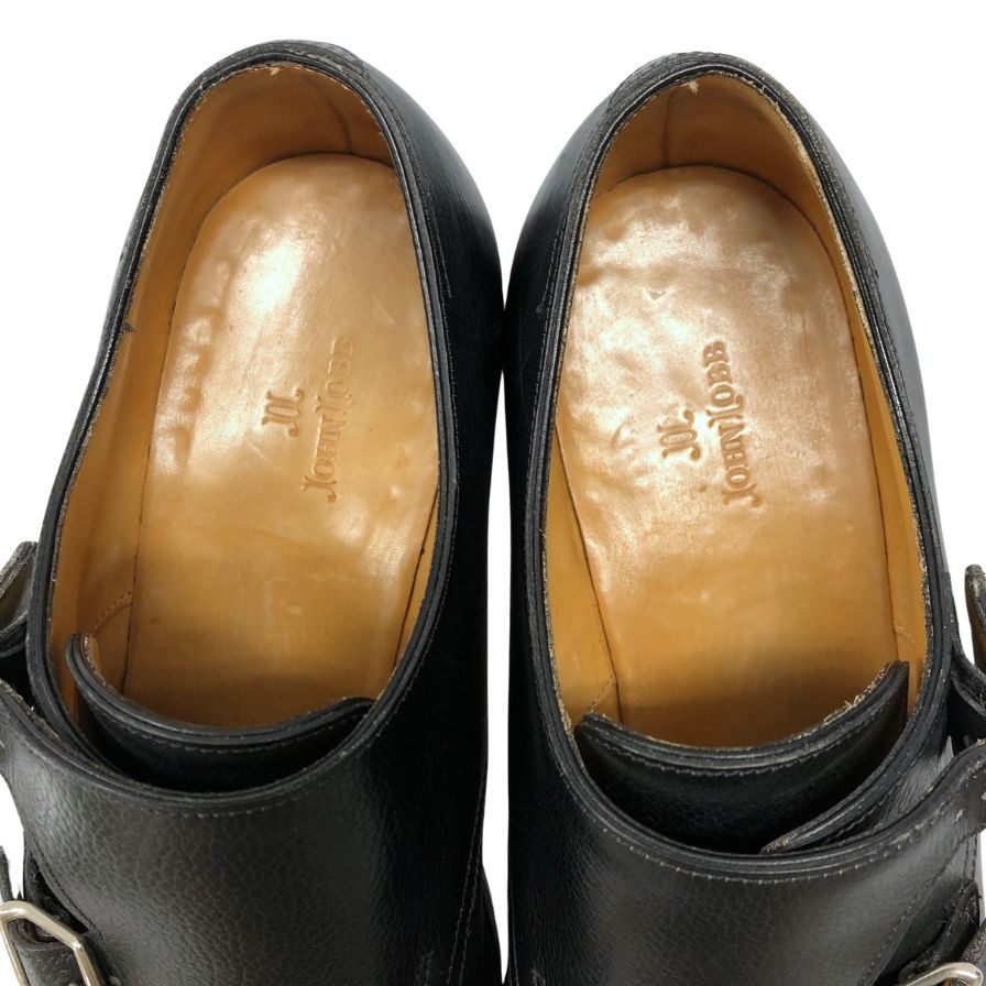 ジョンロブ レザーシューズ ダブルモンク ウィリアム サイズ6EE ブラック JOHN LOBB William ビジネスシューズ 約24.5cm【LA】【中古】