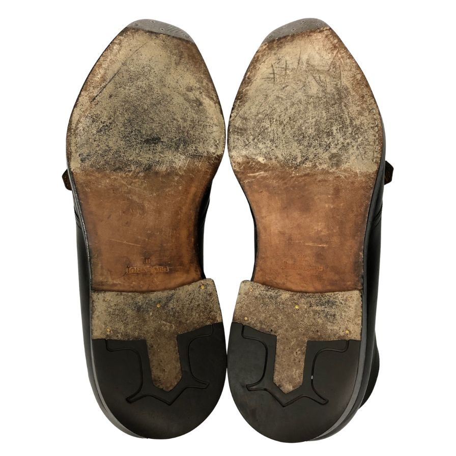 ジョンロブ レザーブーツシューズ デビー ダブルストラップ カーフ ブラック UK7.5相 メンズ JOHN LOBB ブーツ 約26.0cm【LA】【中古】