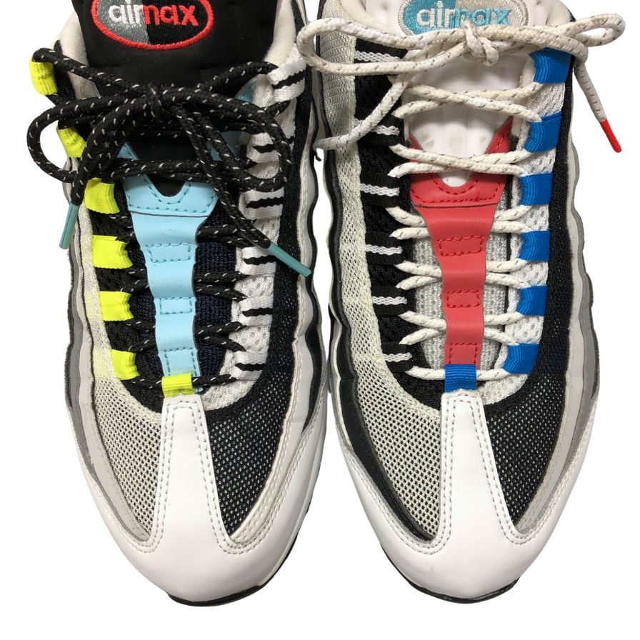 ナイキ スニーカー エアマックス 95 クイックストライク グリーディ2.0 メンズ マルチカラー 27.5cm CJ0589 001 NIKE AIR MAX 95 約27.5cm【AFD15】