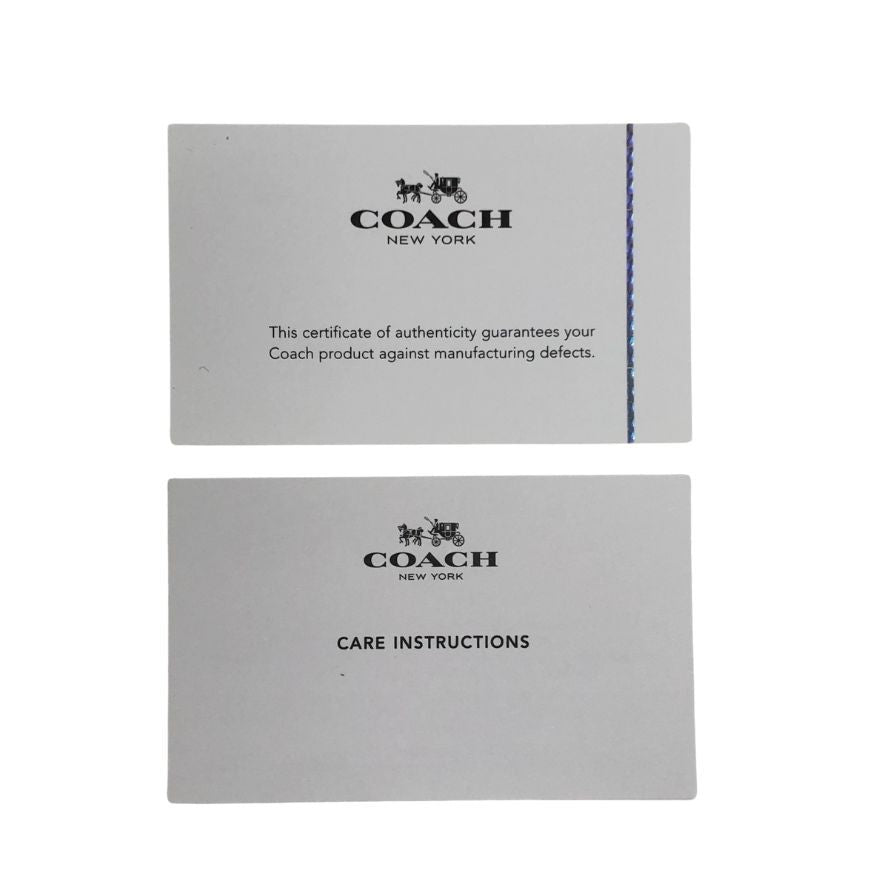 コーチ チェーン ミニ スタッズ ハンドバッグ ポーチ ホワイト COACH【AFE10】