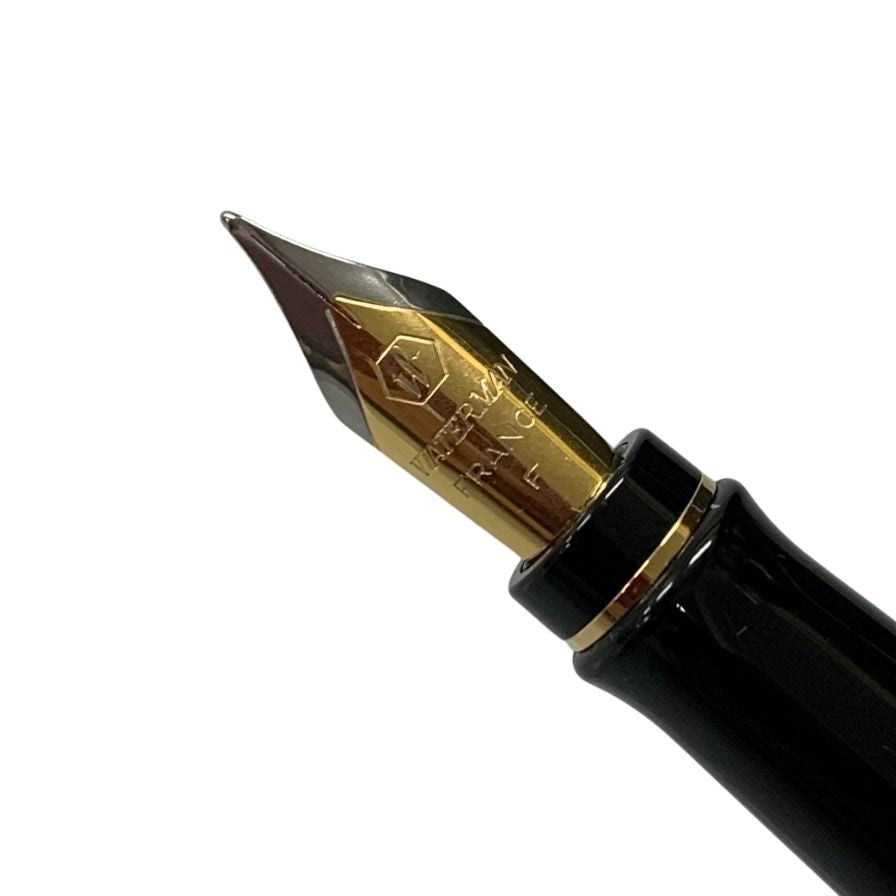 ウォーターマン 万年筆 エキスパート エッセンシャル ブラック ゴールド Fニブ WATERMAN【AFB53】