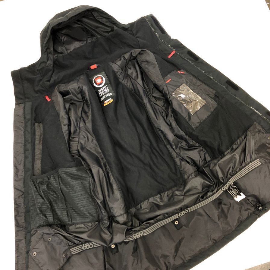 美品◆シックスエイトシックス マウンテンパーカー ジャケット カモフラ×ブラック×ブラウン サイズS スキーウェア 686 【AFA18】
