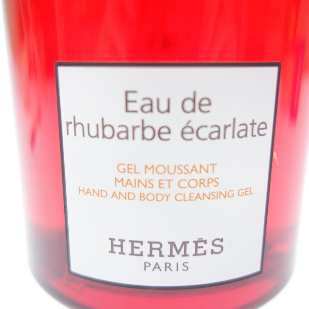 未使用◆エルメス オー ドゥ ルバーブ エカルラット ハンド&ボディ クレンジング ジェル 300ml HERMES【AFI1】