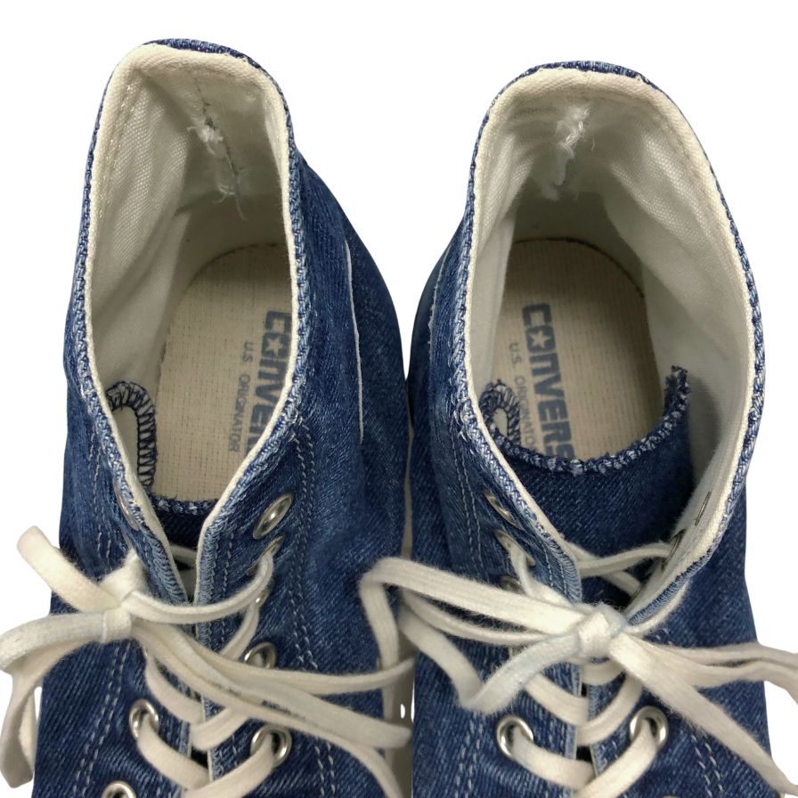 コンバース オールスター ハイカットスニーカー デニム 1SD429 インディゴ メンズ サイズ25.5cm CONVERSE ALLSTAR 約25.5cm【AFD5】