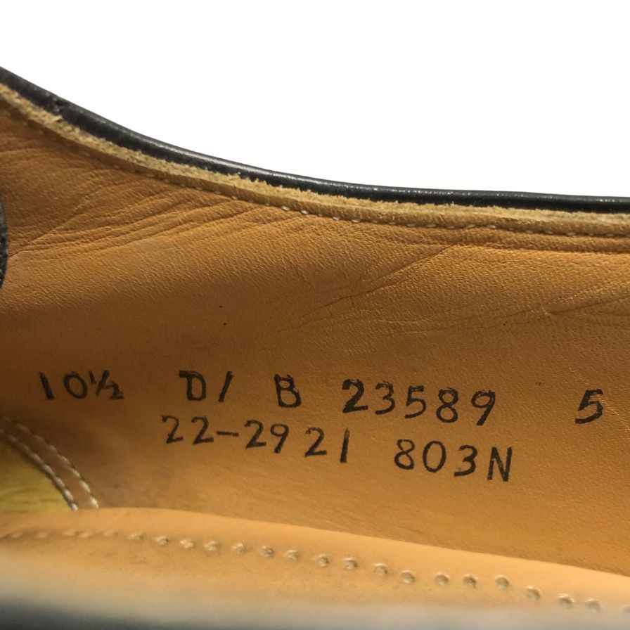 ジョンストン&マーフィ オプティマ レザーシューズ ウィングチップ フルブローグ ブラック メンズ サイズ10.5 Johnston&Murphy OPTIMA 約26.5cm【AFC40】