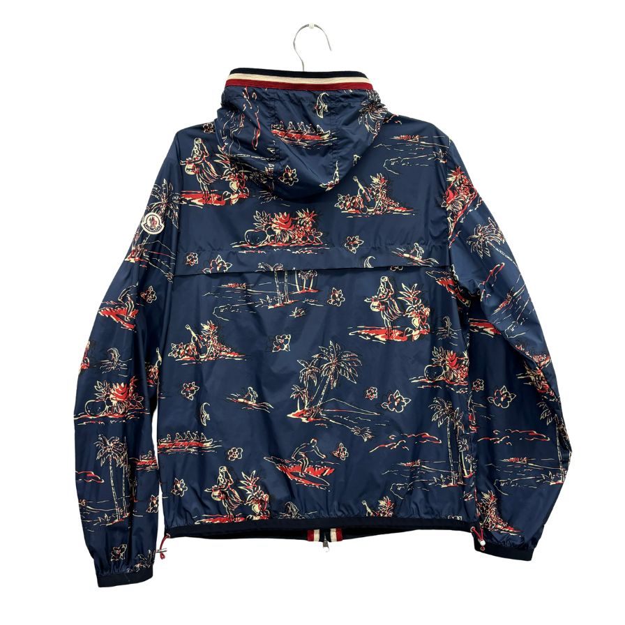 極美品◆モンクレール ナイロンパーカー アントン ネイビー メンズ サイズ3 MONCLER ANTON 【AFB36】