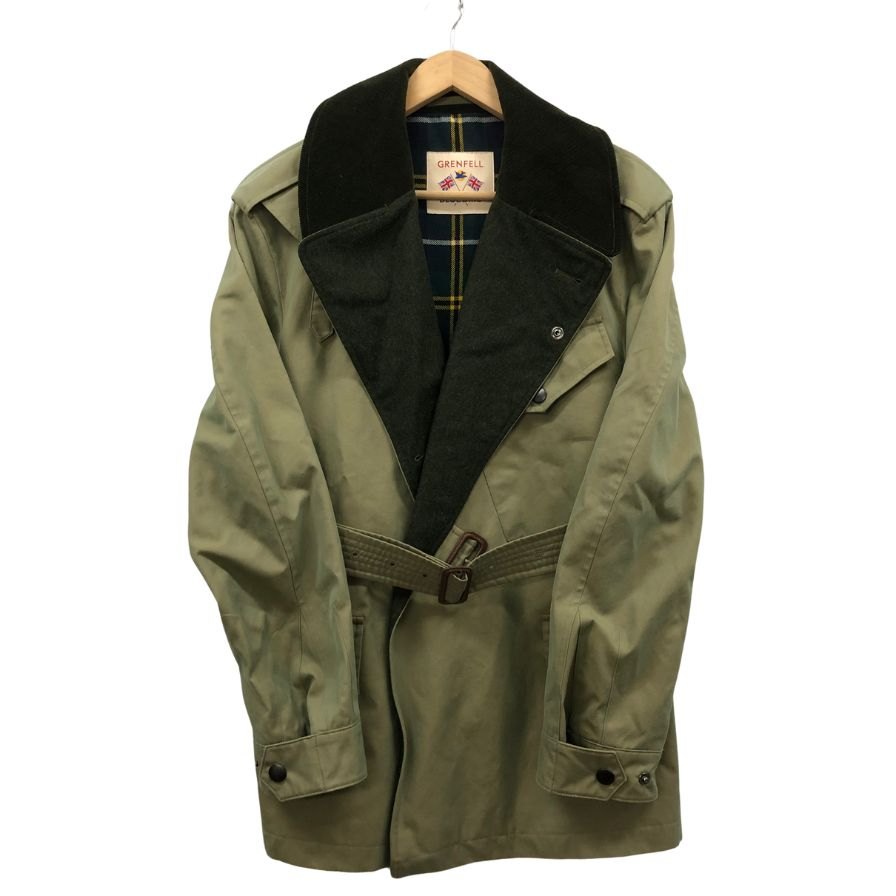 極美品◆グレンフェル ブルーバード バイカージャケット サイズ38 メンズ 玉虫色 GRENFELL 【AFA3】