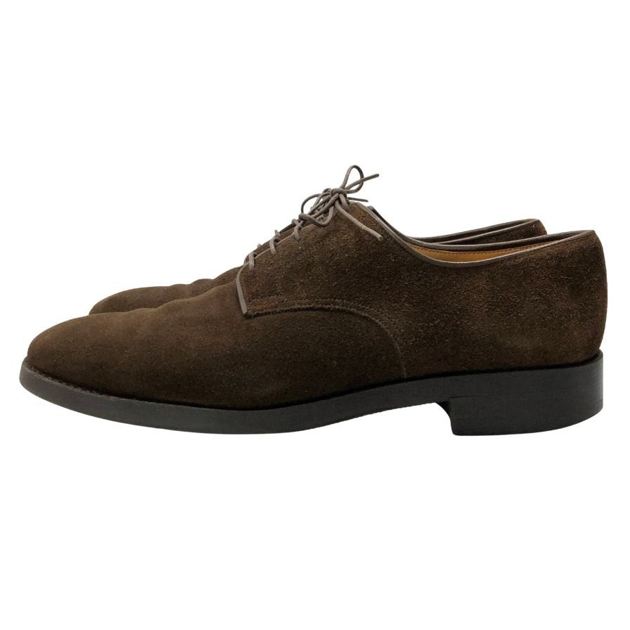 クロケット&ジョーンズ レザーシューズ ウースター スエード ブラウン メンズ サイズ9.5 E CROCKETT&JONES worcester ビジネスシューズ 約28.0cm【LA】【中古】