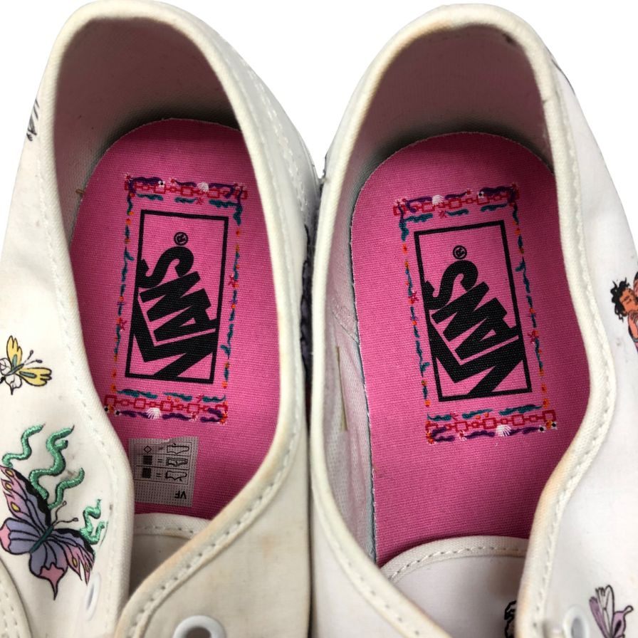 バンズ オーセンティック ローカットスニーカー アシュリー ルカシェフスキー ホワイト メンズ サイズ29.0cm VANS Ashley Lukashevsky 約29.0cm【AFD7】