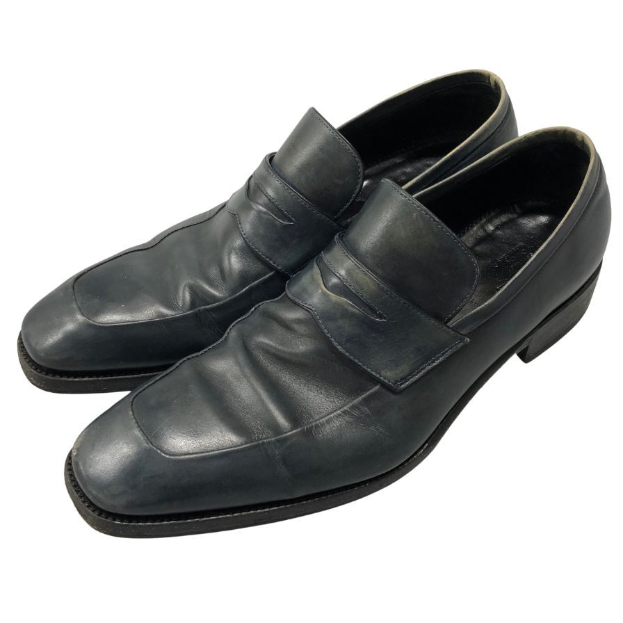新品 ゼニア ローファー couture goodyear エルメネジルドゼニア クチュールライン コインローファー