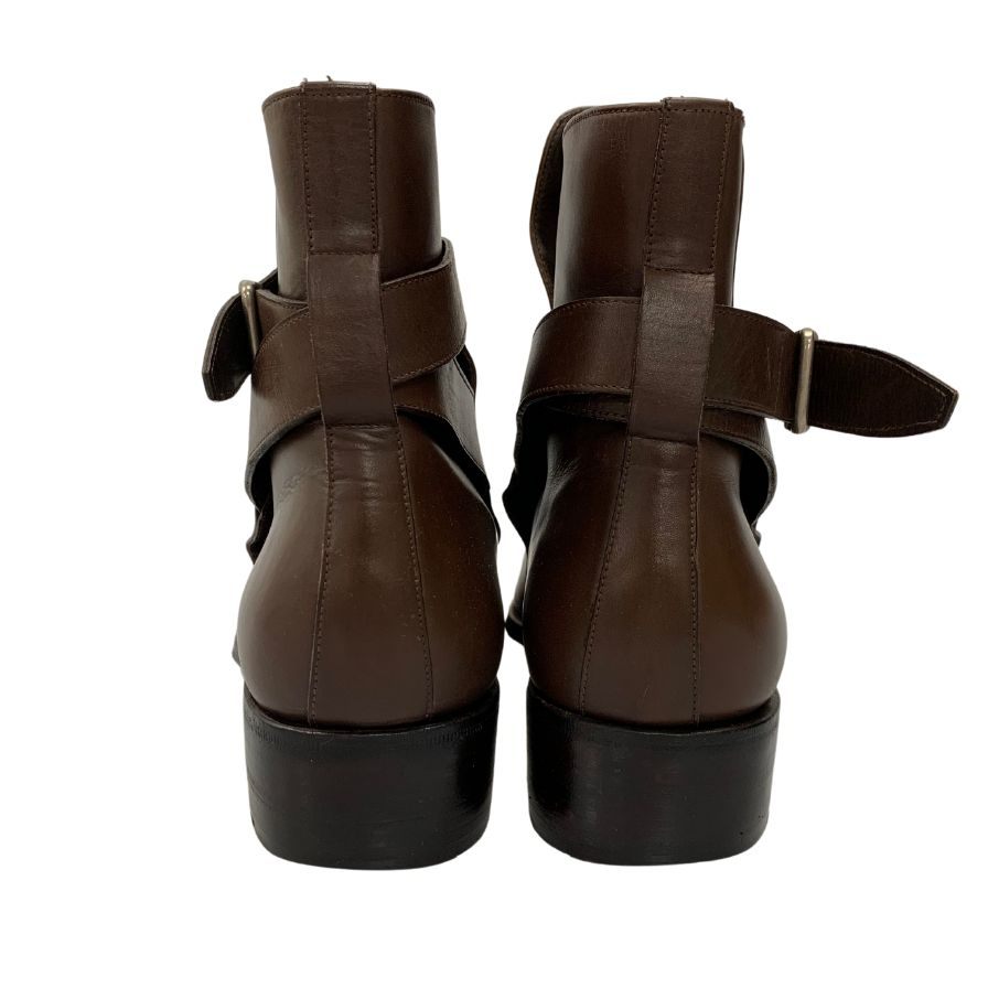 美品◆メルミン ジョッパーブーツ レザー ブラウン系 サイズ7 メンズ MEERMIN【AFC45】