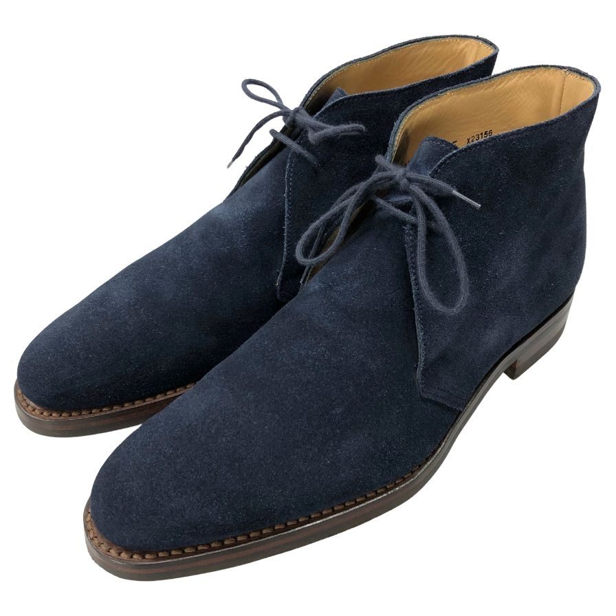 クロケットアンドジョーンズ　チャートシー　ブラックスエード　サイズ8 クロケット＆ジョーンズ チャートシー|CHERTSEY BLACK プレーン