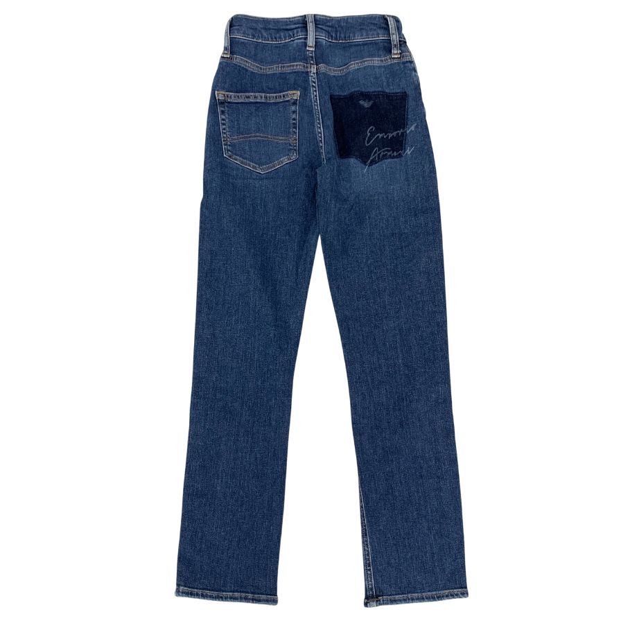 エンポリオアルマーニ スキニーデニム ボタンフライ レディース サイズ24 EMPORIO ARMANI 【AFB34】