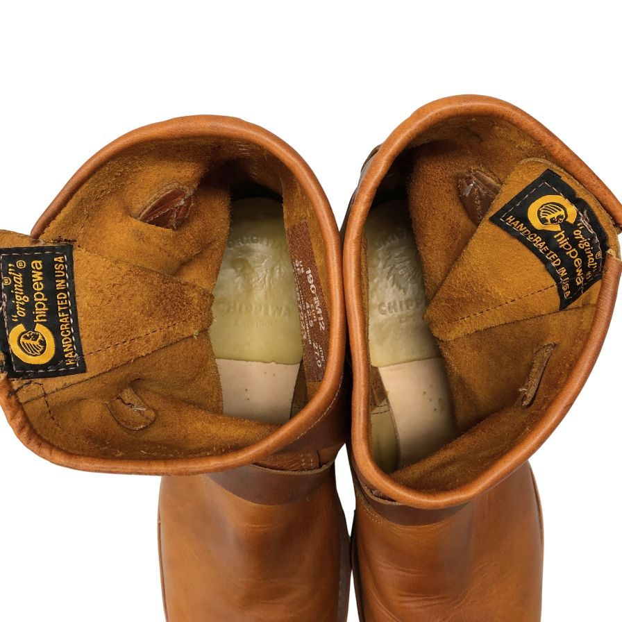 チペワ エンジニアブーツ 1901M12 オリジナル スチールトゥ ブラウン系 メンズ サイズ27.0㎝ CHIPPEWA 約27.0cm【AFD4】