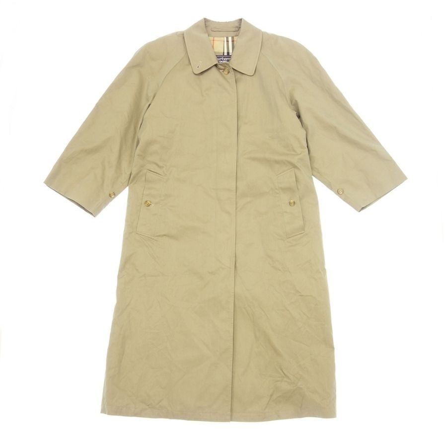 バーバリー ステンカラーコート 80s イングランド製 玉虫色 Burberry's【LA】