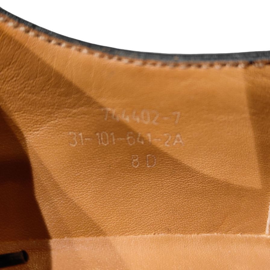 ジェイエムウエストン レザーシューズ 641ゴルフ ボックスカーフ ブラック サイズUK8D J.M.WESTON 約26.0cm【LA】【中古】