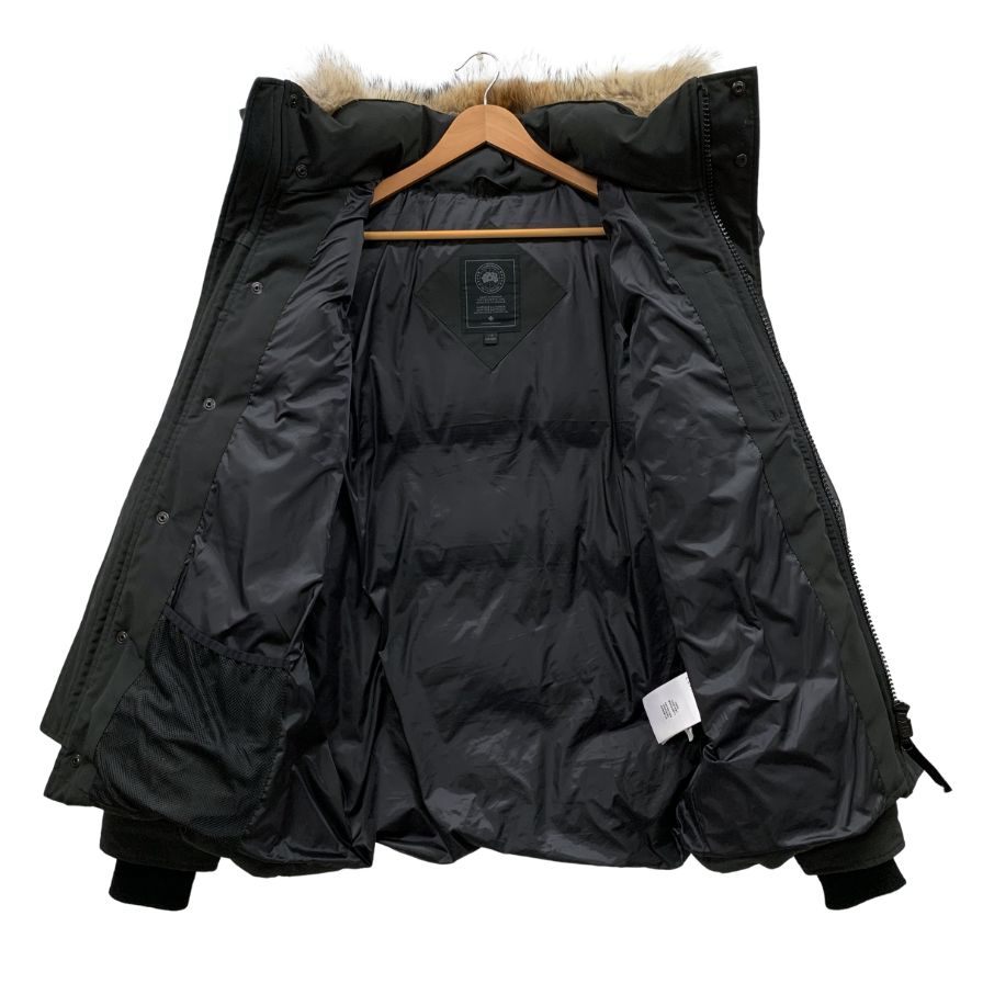 美品◆カナダグース ダウンジャケット ウィンダムパーカー 3808MB サイズL ブラック メンズ CANADA GOOSE 【AFA7】