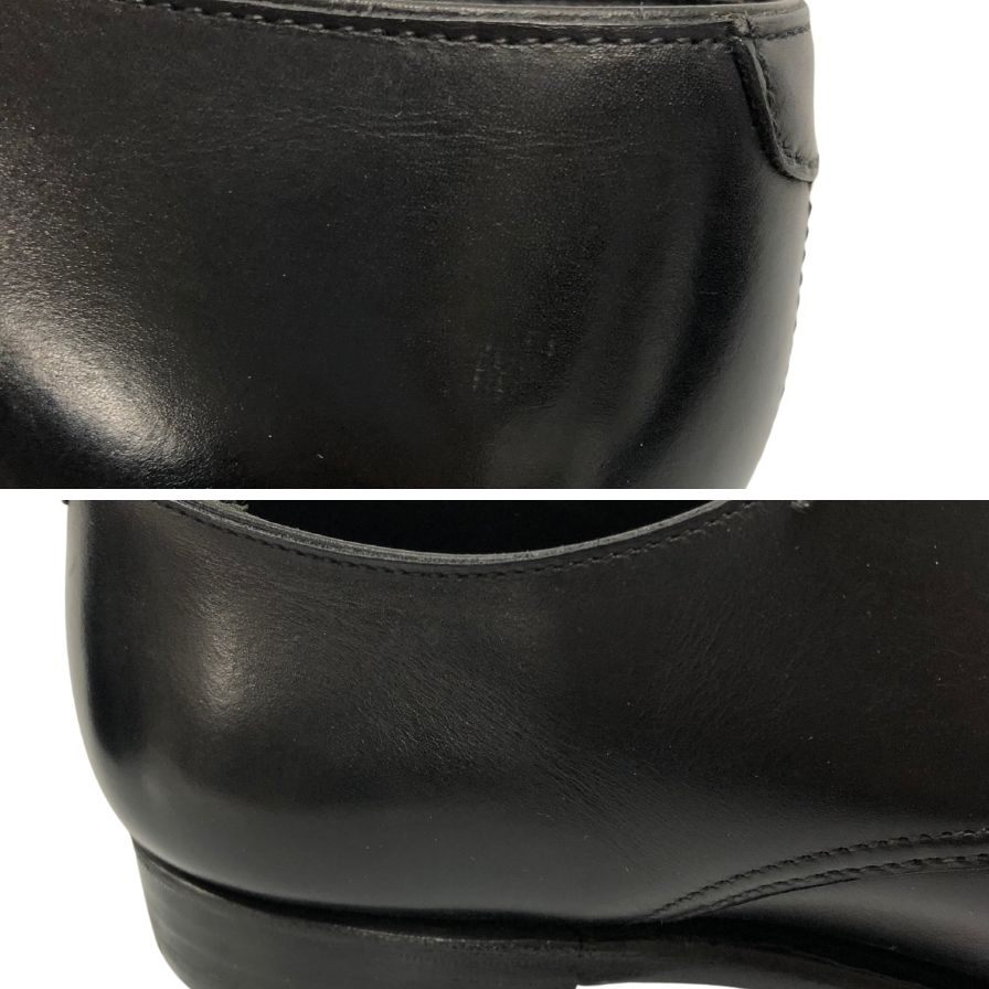 クロケット&ジョーンズ レザーシューズ 外羽根プレーントゥ AINTREE ブラック サイズUK6.5E crokett&jones ビジネスシューズ 約25.5cm【LA】【中古】
