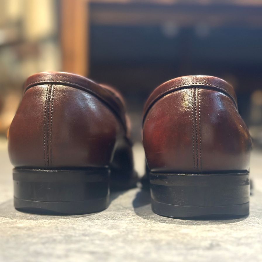 パラブーツ レザーシューズ シャンボード Uチップ カーフ ブラック メンズ サイズUK7 Paraboot CHAMBORD ビジネスシューズ 約25.5cm【LA】【中古】