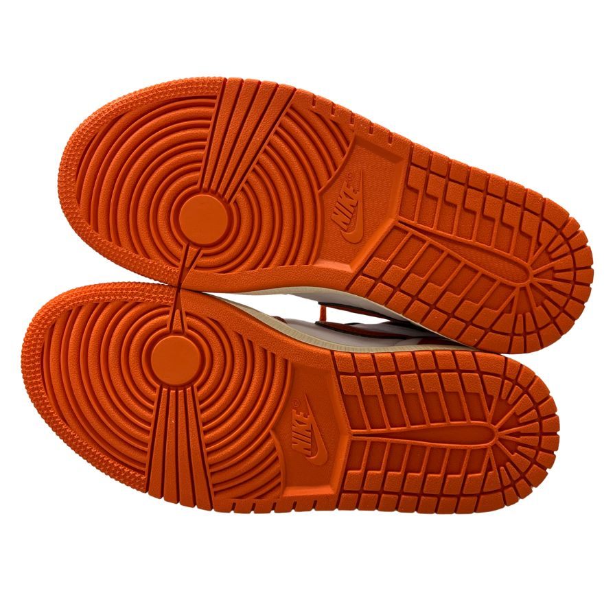 未使用◆ナイキ スニーカー エアジョーダン 1 スターフィッシュ レディース DO9369-101 サイズ22.5cm ホワイト オレンジ NIKE WMNS AIR JORDAN 1 RETRO HI OG Starfish【AFD6】