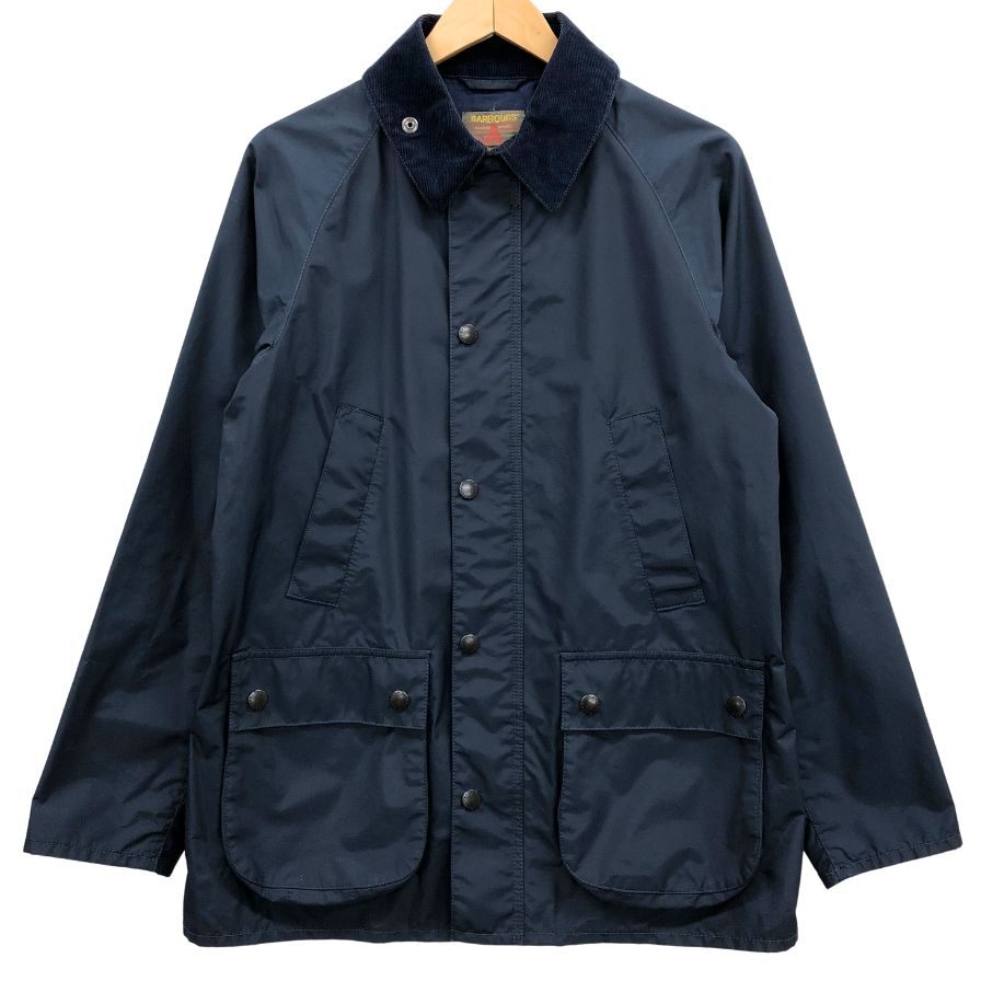 中古◆バブアー サウスシールド ナイロンビューフォート ノンオイル ジャケット 1501057 メンズ L ネイビー Barbour 【AFB32】