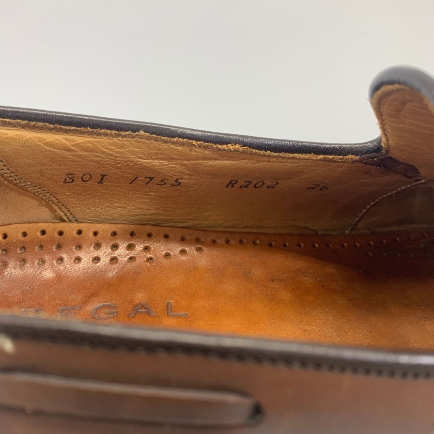 ポロ ラルフローレン レザーシューズ タッセルローファー 日本製 メンズ サイズ26cm ブラウン Polo Ralph Lauren 約26.0cm【AFC6】