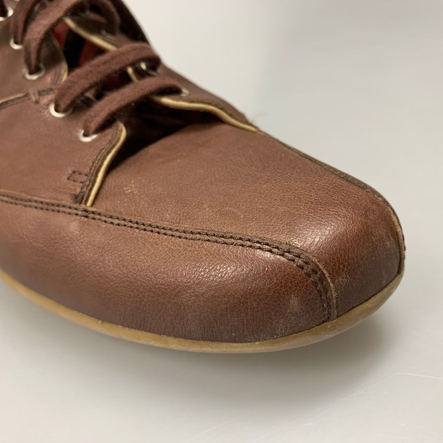 バリー スニーカー レザー ACLASS ブラウン系 メンズ サイズ8M BALLY 約26.5cm【AFC33】
