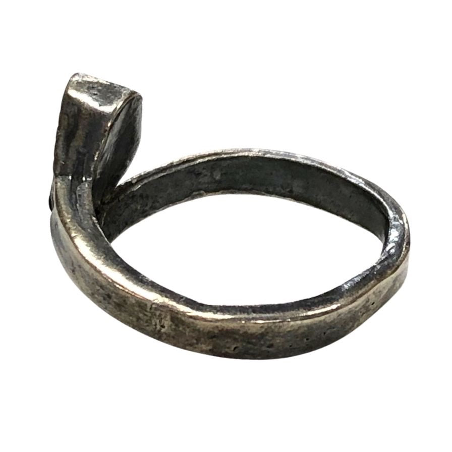 インディアンジュエリー ホースシュー・ネイル・リング/ローレン・トビー リング サイズ17-18 REDMAN HORSESHOE NAIL RING / LAUREN TOBEY