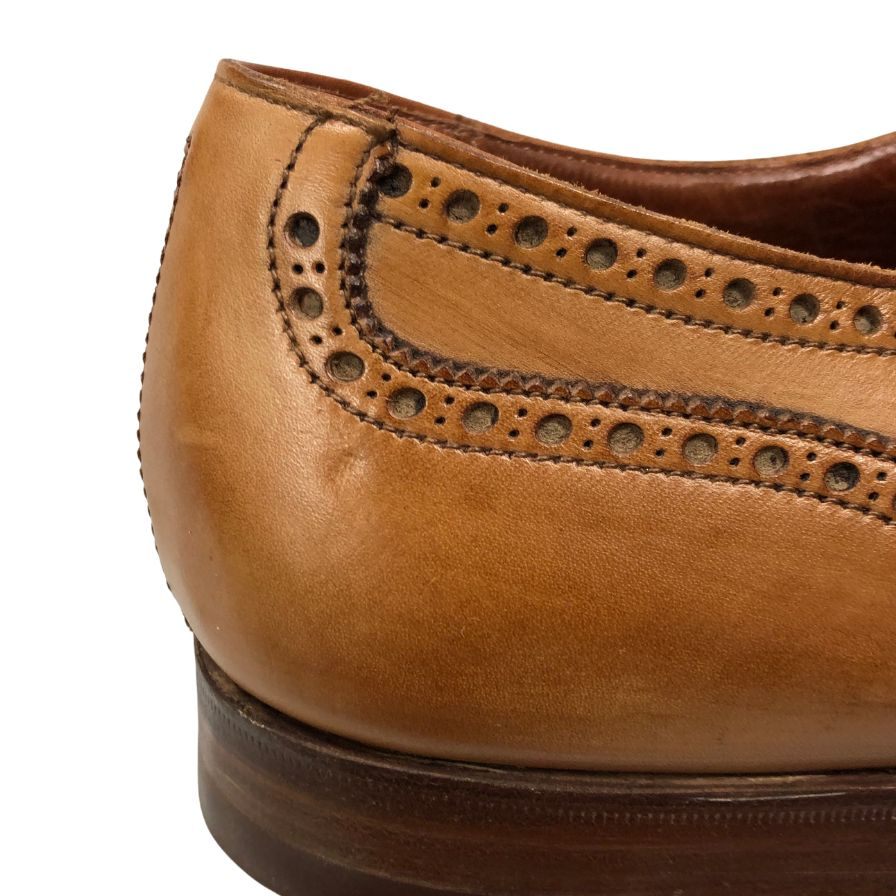 クロケット&ジョーンズ レザーシューズ CLIFFORD ブラウン メンズ サイズ9 crockett & jones ビジネスシューズ 約27.5cm【LA】【中古】