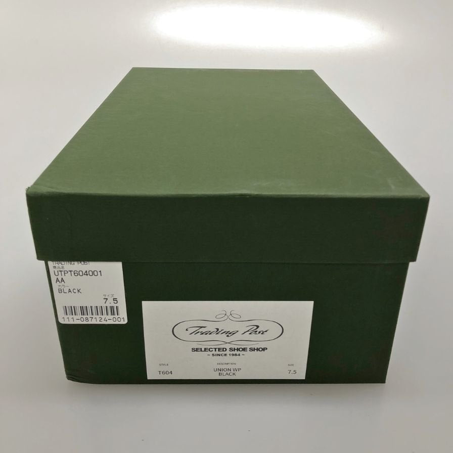 トレーディングポスト T604 Vチップ ブラック US7.5 メンズ Trading Post 約25.5cm【AFD2】