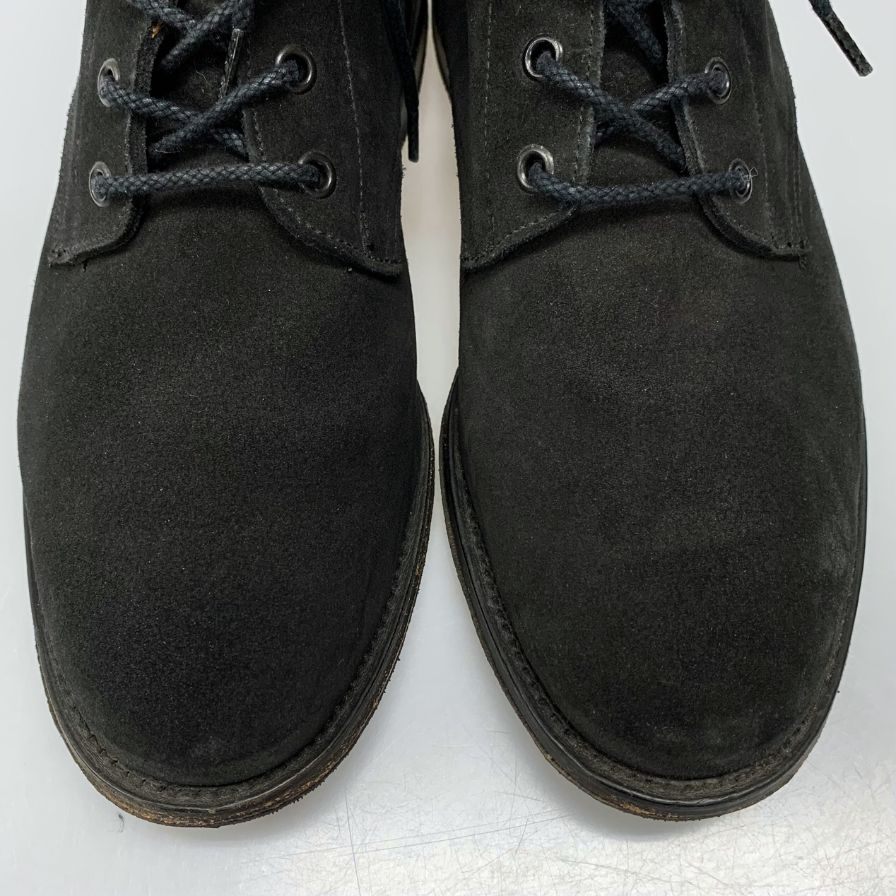 トリッカーズ カントリーブーツ M7112 スエード ブラック メンズ サイズ7ハーフ Tricker's 約25.5cm【AFC41】