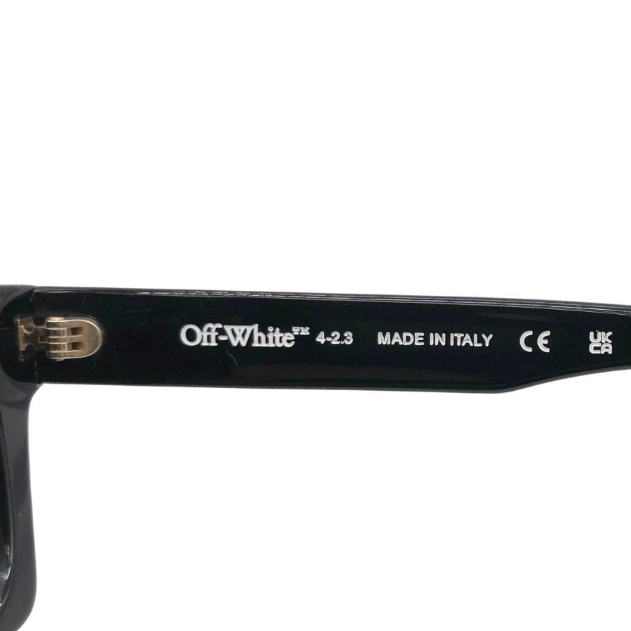 オフホワイト メガネ フレーム OERJ021 ユニセックス ブラック 50□21 OFF-WHITE【AFI4】