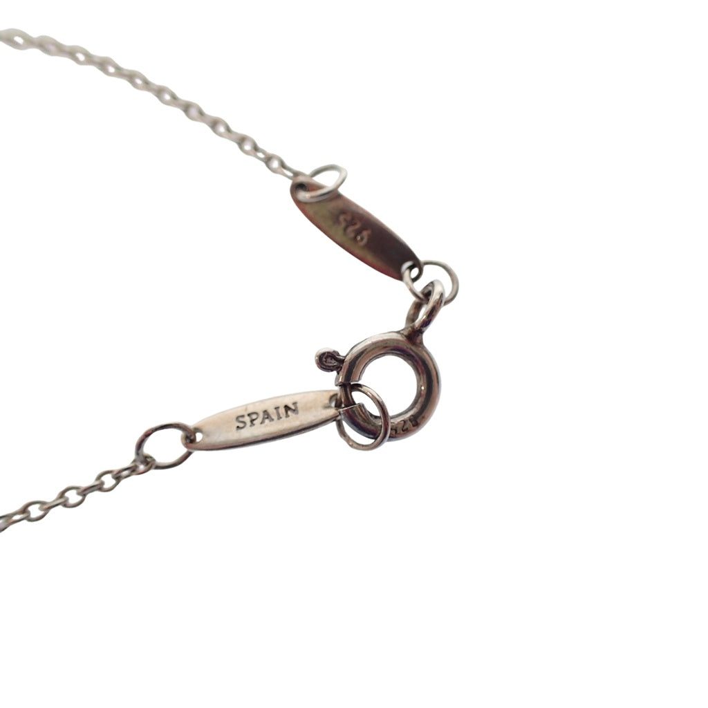 美品◆ティファニー ネックレス インフィニティ オープンクロス Silver925 シルバー TIFFANY & CO.【AFI15】