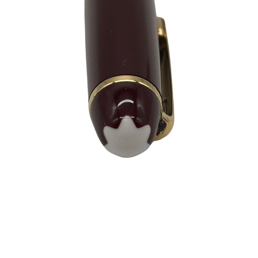 極美品◆モンブラン 万年筆 マイスターシュテュック 4810 ペン先14K 585 10センチ ボルドー MONTBLANC MEISTERSTUCK【AFI3】