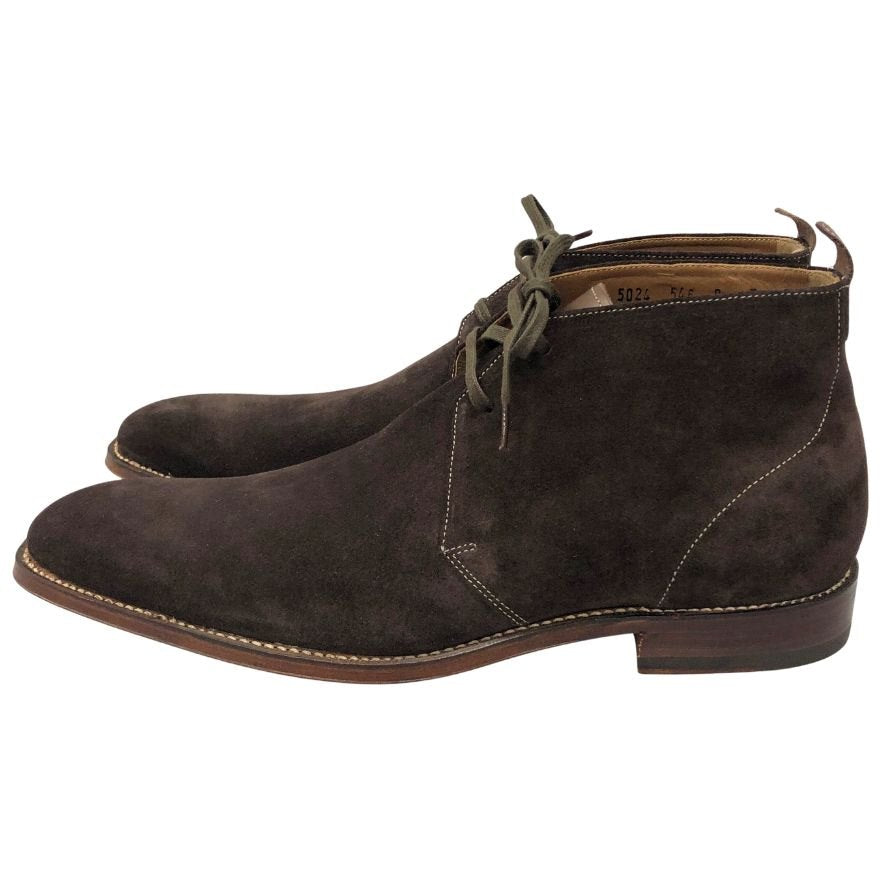 グレンソン チャッカブーツ 5024 スエード サイズ8 ブラウン メンズ GRENSON 約27.0cm【AFD14】
