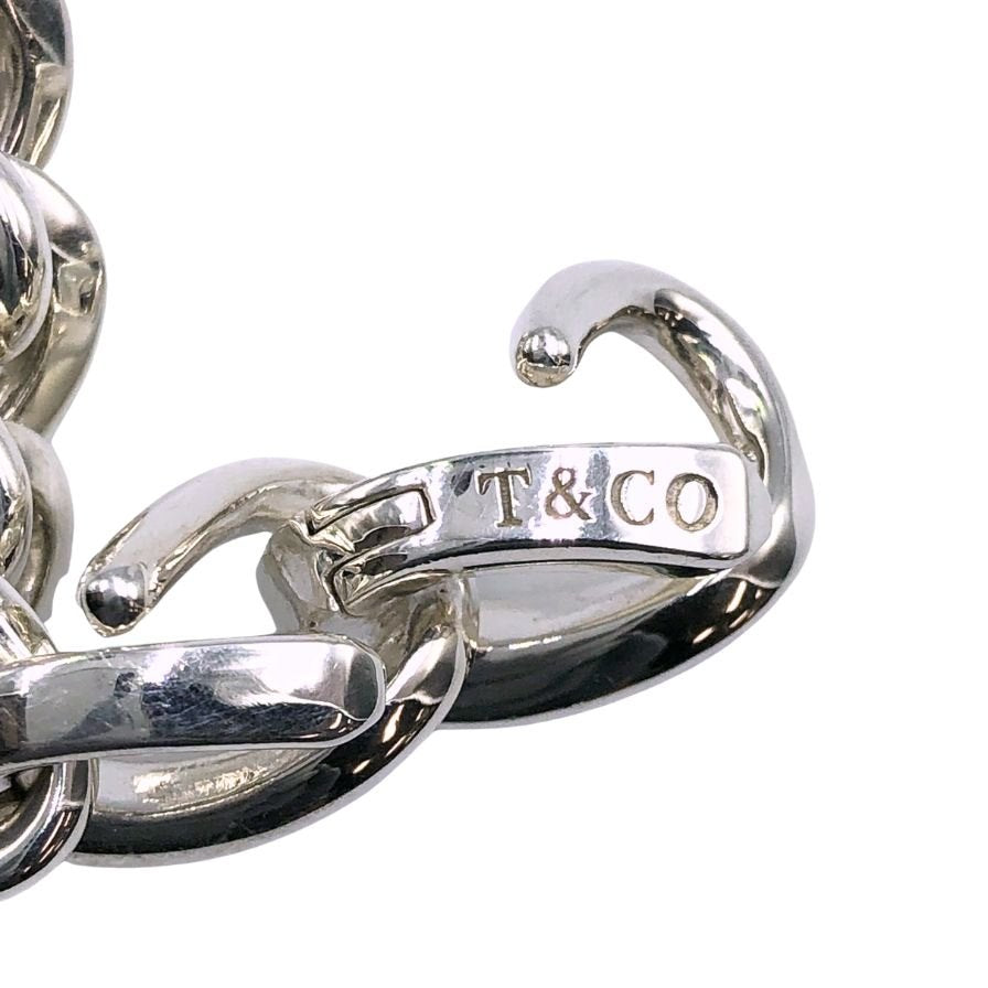 ティファニー ブレスレット フォージ チェーンリンク ミディアムリンク 22コマ メンズ Ag925 シルバー サイズL TIFFANY&Co FORGE MEDIUM LINK