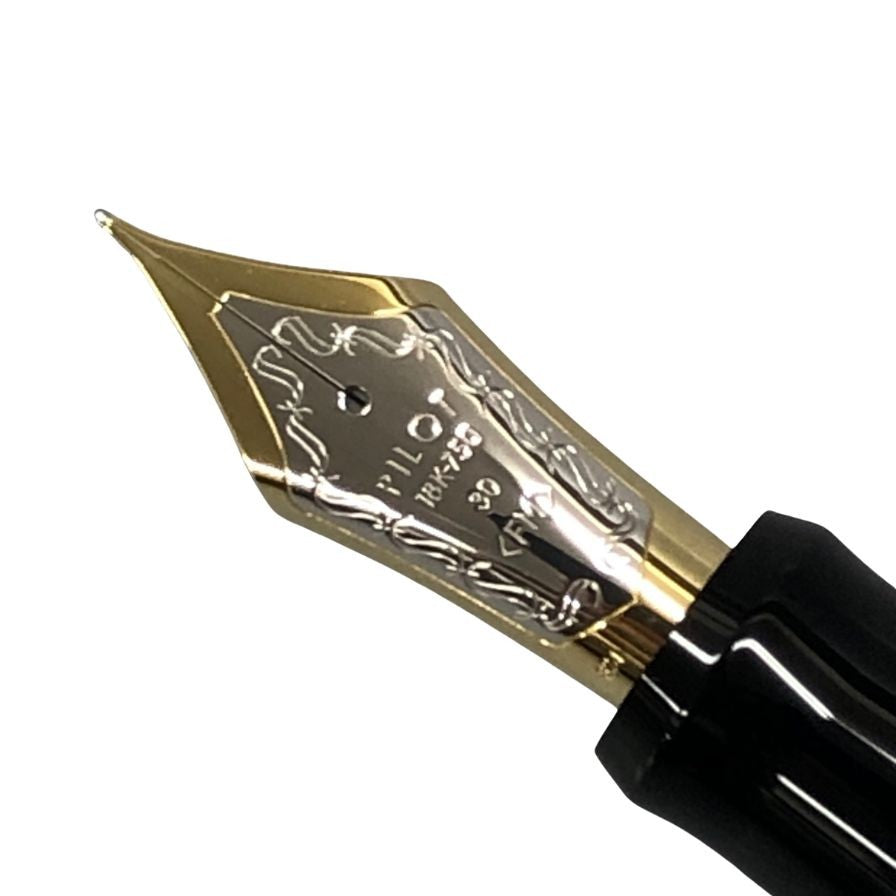 パイロット 万年筆 カスタム 漆 Urushi ペン先18K FKV-88SR-B-FM ブラック ユニセックス PILOT【AFI29】