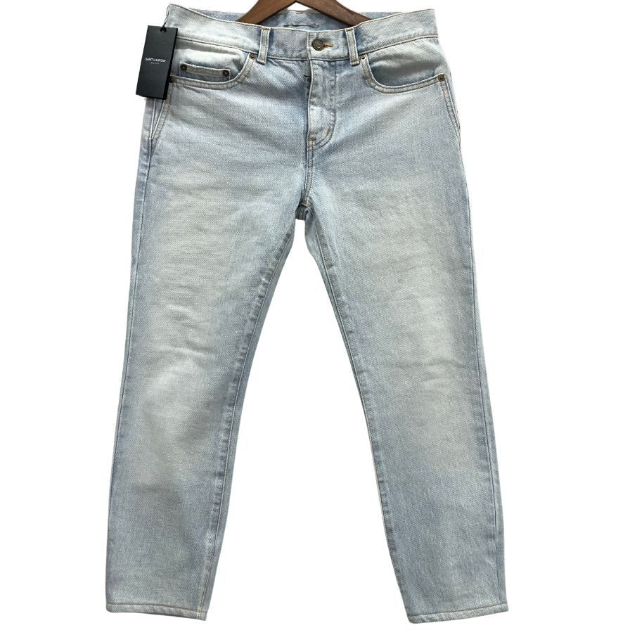 極美品◆サンローラン パリ デニムパンツ ジーンズ 16SS エディ期 494361 YA852 メンズ サイズ28 インディゴ SAINT LAURENT PARIS 【AFB37】