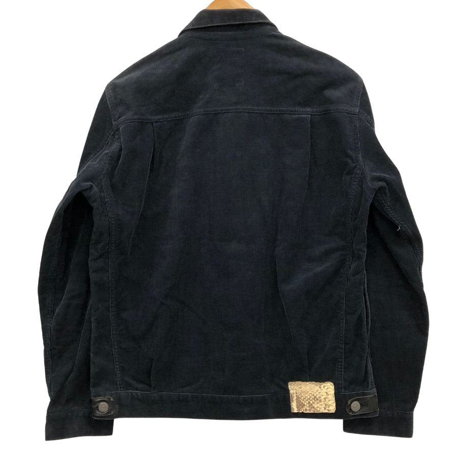 中古◆ヴィズヴィム ビズビム コーデュロイ ジャケット 101 パイソンタグ メンズ ブラック サイズL visvim 【AFB19】
