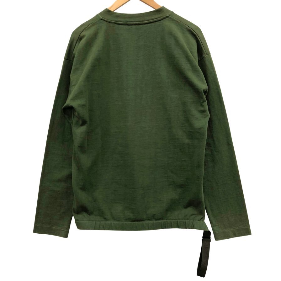美品◆ジルサンダー Tシャツ Vネック ロングスリーブ サイドベルト メンズ サイズS JIL SANDER 【AFB15】