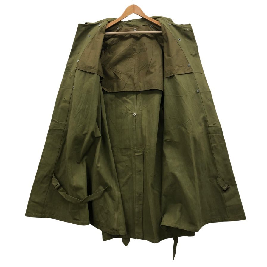 美品◆フランス軍 Mー35 モーターサイクルコート フレンチアーミー 50s カーキ メンズ サイズ表記なし FRENCH ARMY 【AFA16】