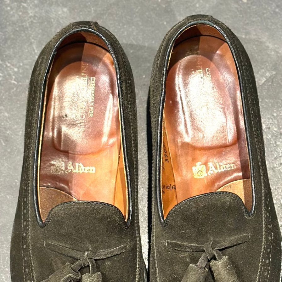オールデン タッセルローファー ユナイテッドアローズ別注 39037 サイズUS8.5 ALDEN ローファー 約26.5cm【LA】【中古】